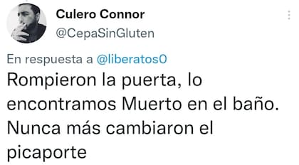 El vecino contó los motivos por los cuales no hay un picaporte en la puerta