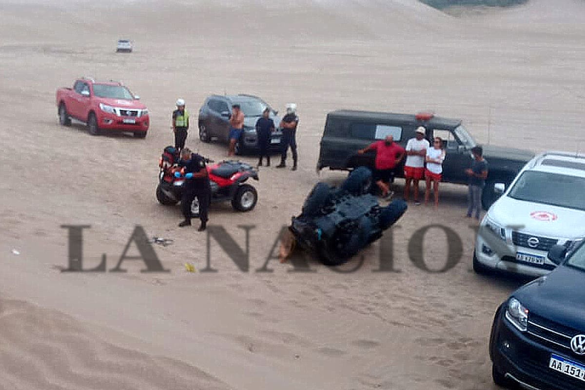 El vehículo accidentado