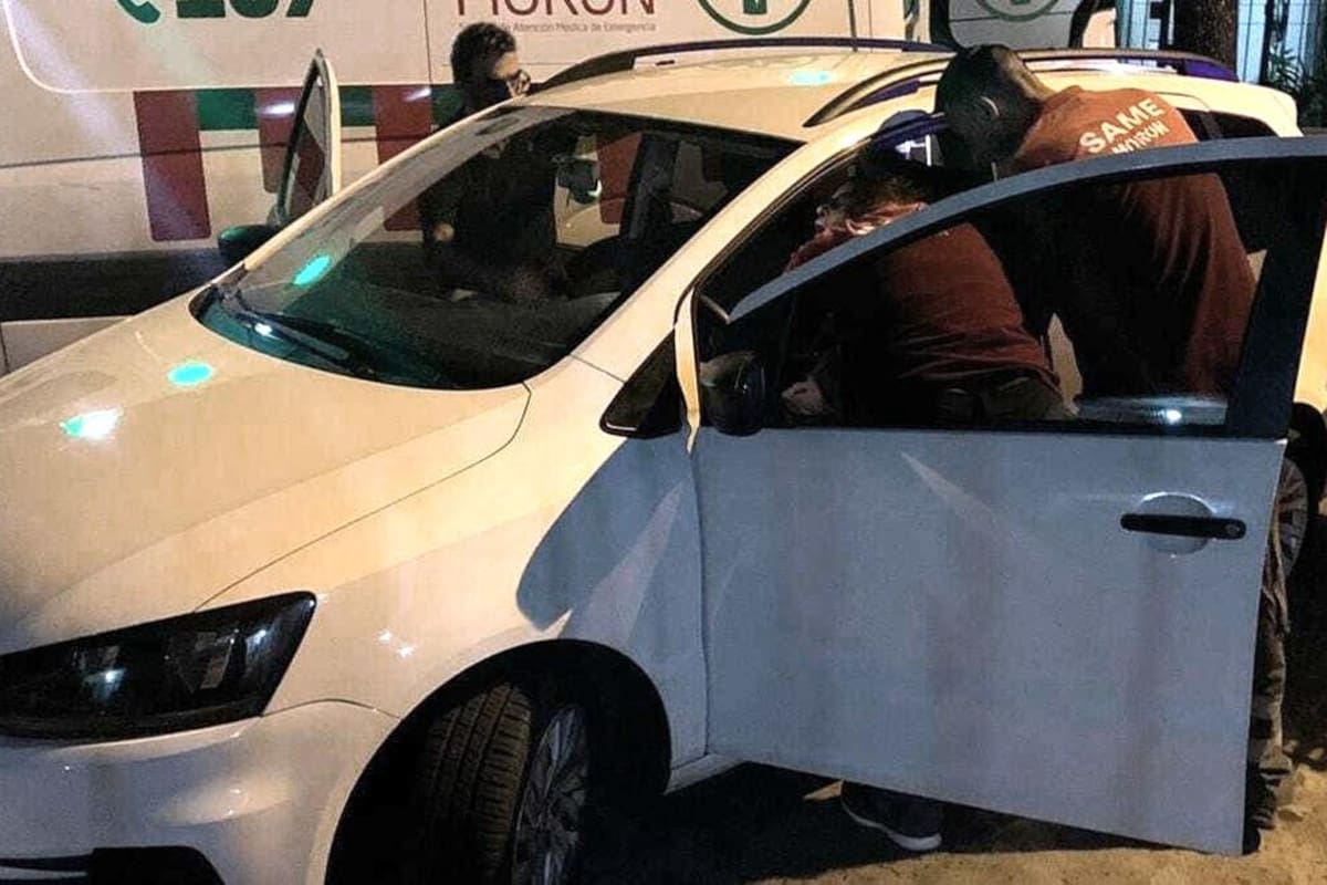 El vehículo de la víctima del mortal robo en Morón