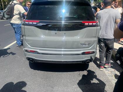 El vehículo en el que finalmente se retiró el tesorero de la AFA