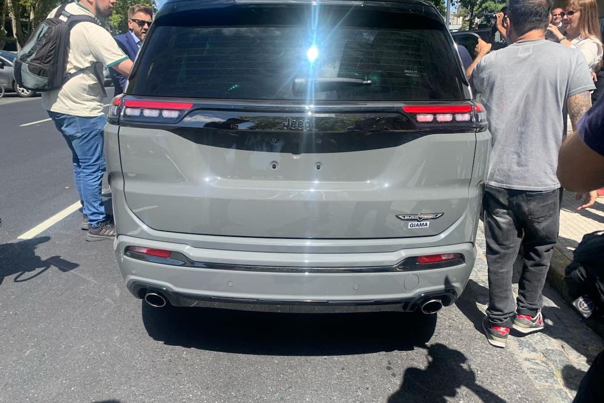 El vehículo en el que se retiró Toviggino