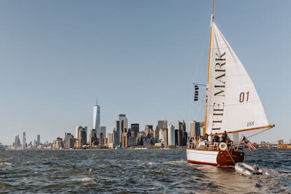 El velero Herreshoff de 70 pies de The Mark