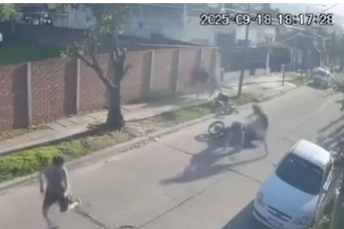 El vendedor se defendió a los golpes