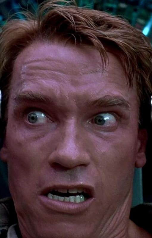 El vengador del futuro, con Arnold Schwarzenegger