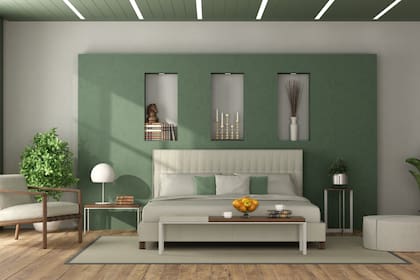 El verde es muy elegido en todas sus tonalidades y en combinación con colores como el gris claro