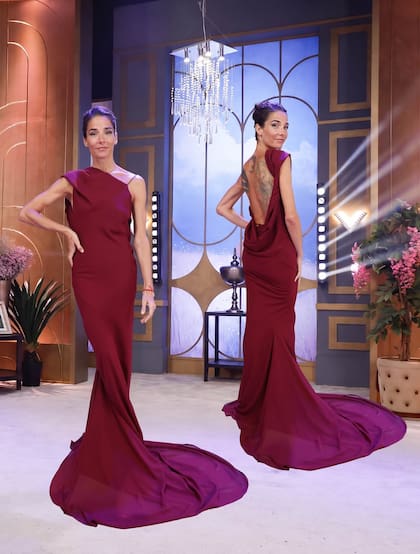 El vestido de Juana Viale diseñado por Evangelina Bomparola