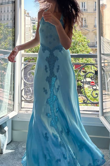 El vestido diseñado por Florencia Peña elegido por la estilista de "And Just Like That"