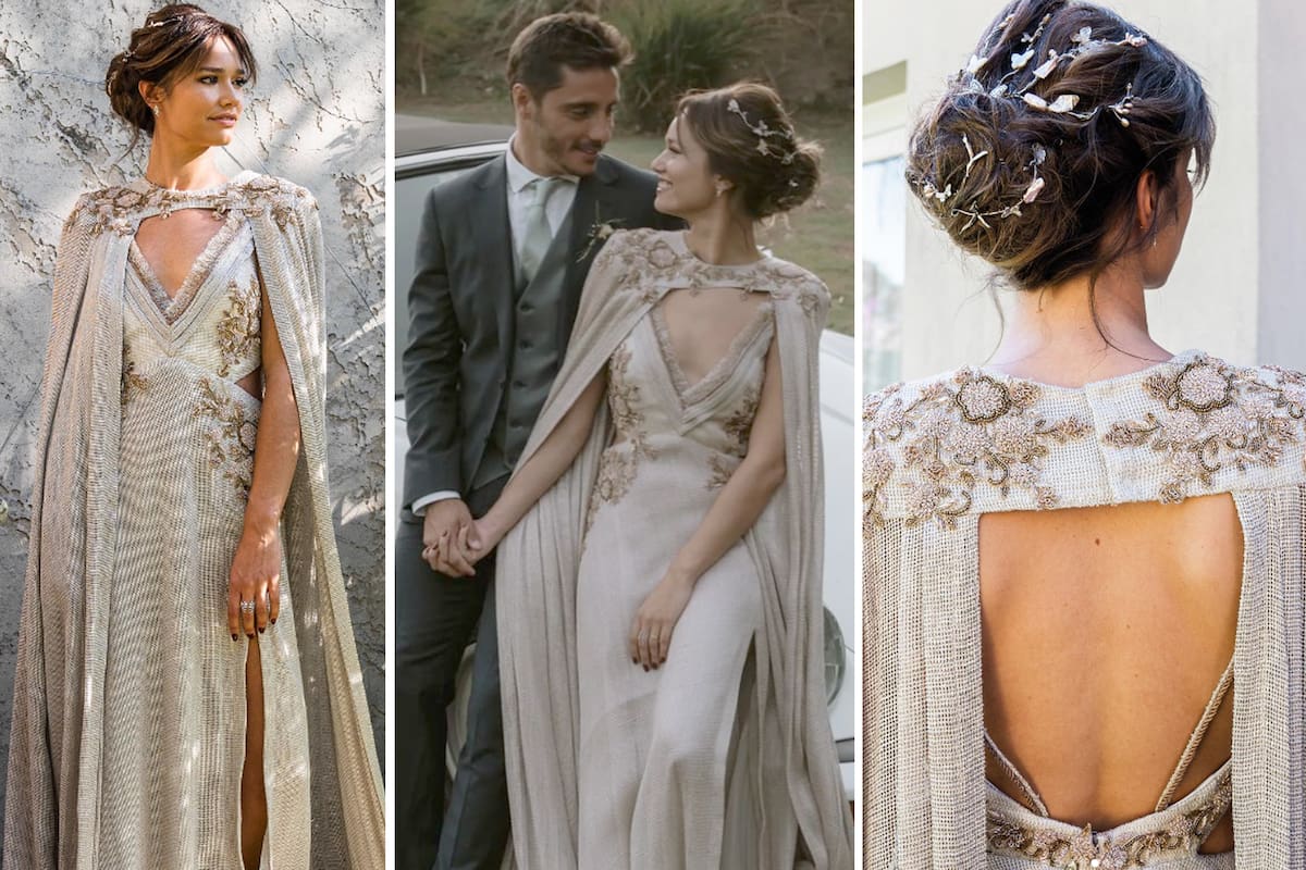 El vestido elegido por Manu Viale para su fiesta de casamiento