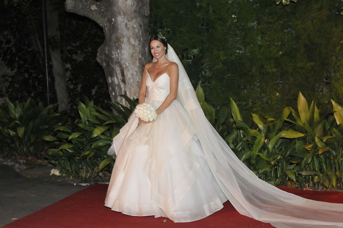 El vestido elegido por Pampita fue diseñado por Gabriel Lage