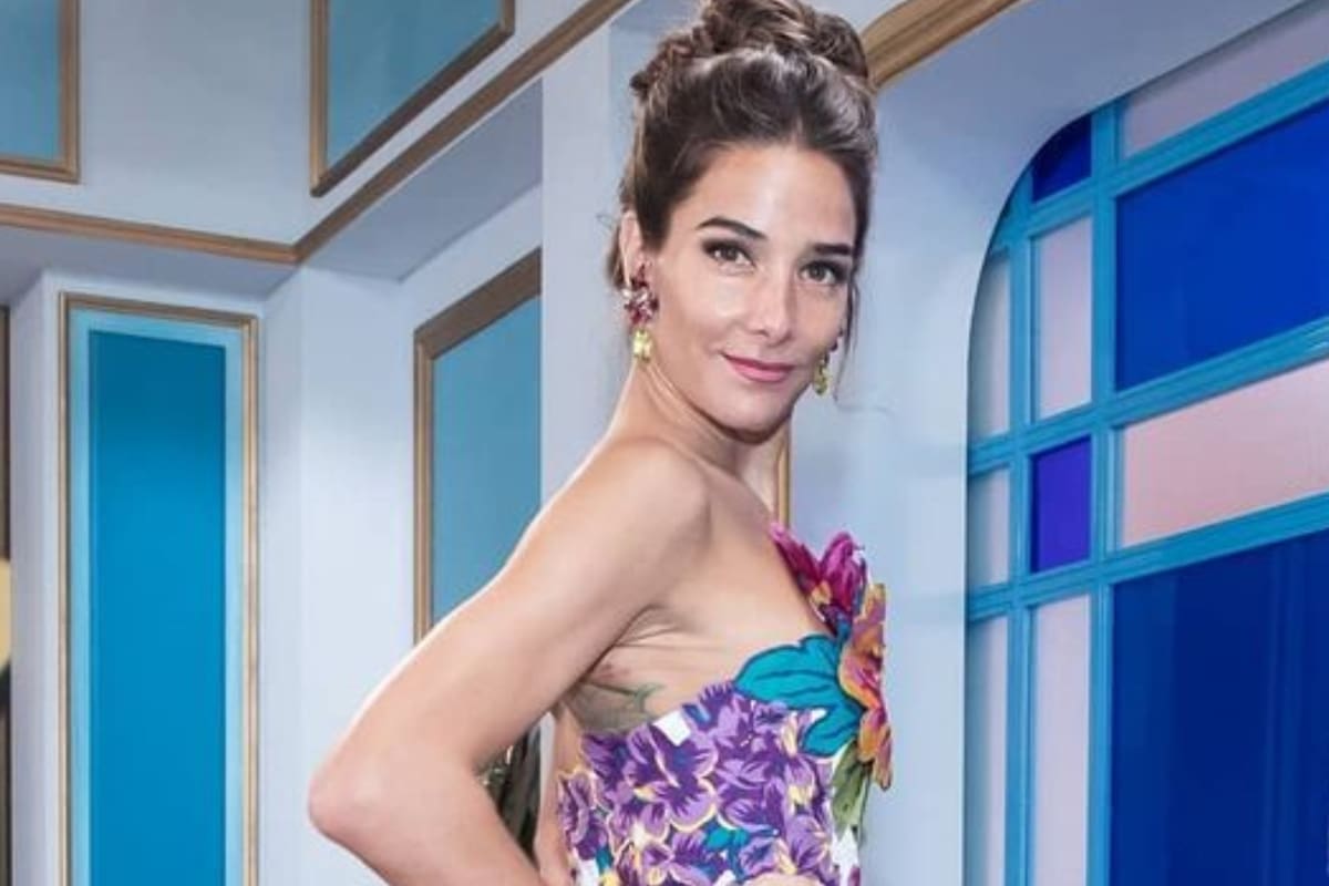 El vestido vintage de Juana Viale, realizado para una famosa modelo hace 38 años