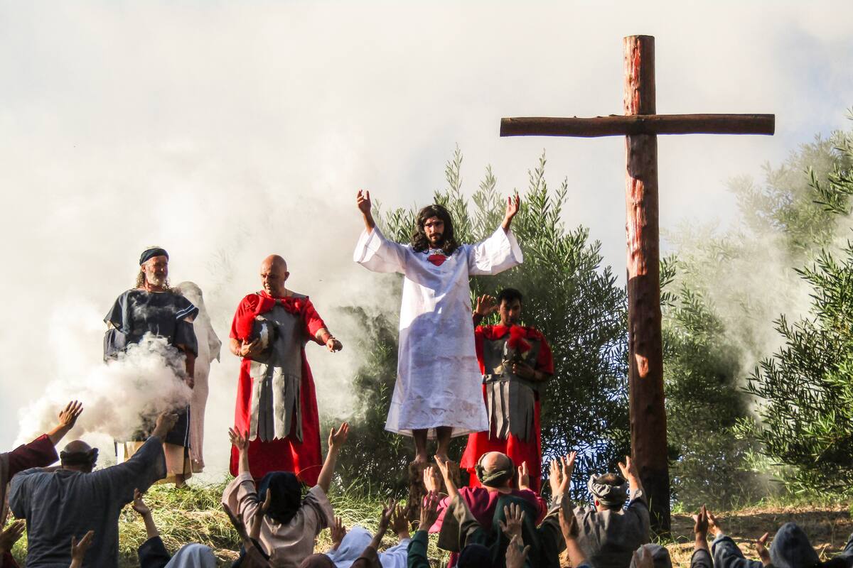 El Via Crucis viviente se repetirá en la Semana Santa de 2025. Foto: Prensa Sandra Kan & Cristela Cicaré