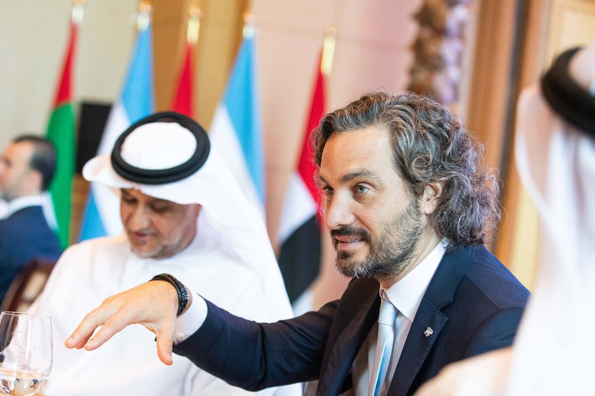 El viaje oficial de Cafiero incluye visitas a Abu Dabi, Dubai y Arabia Saudita, se extenderá hasta el 17 de marzo