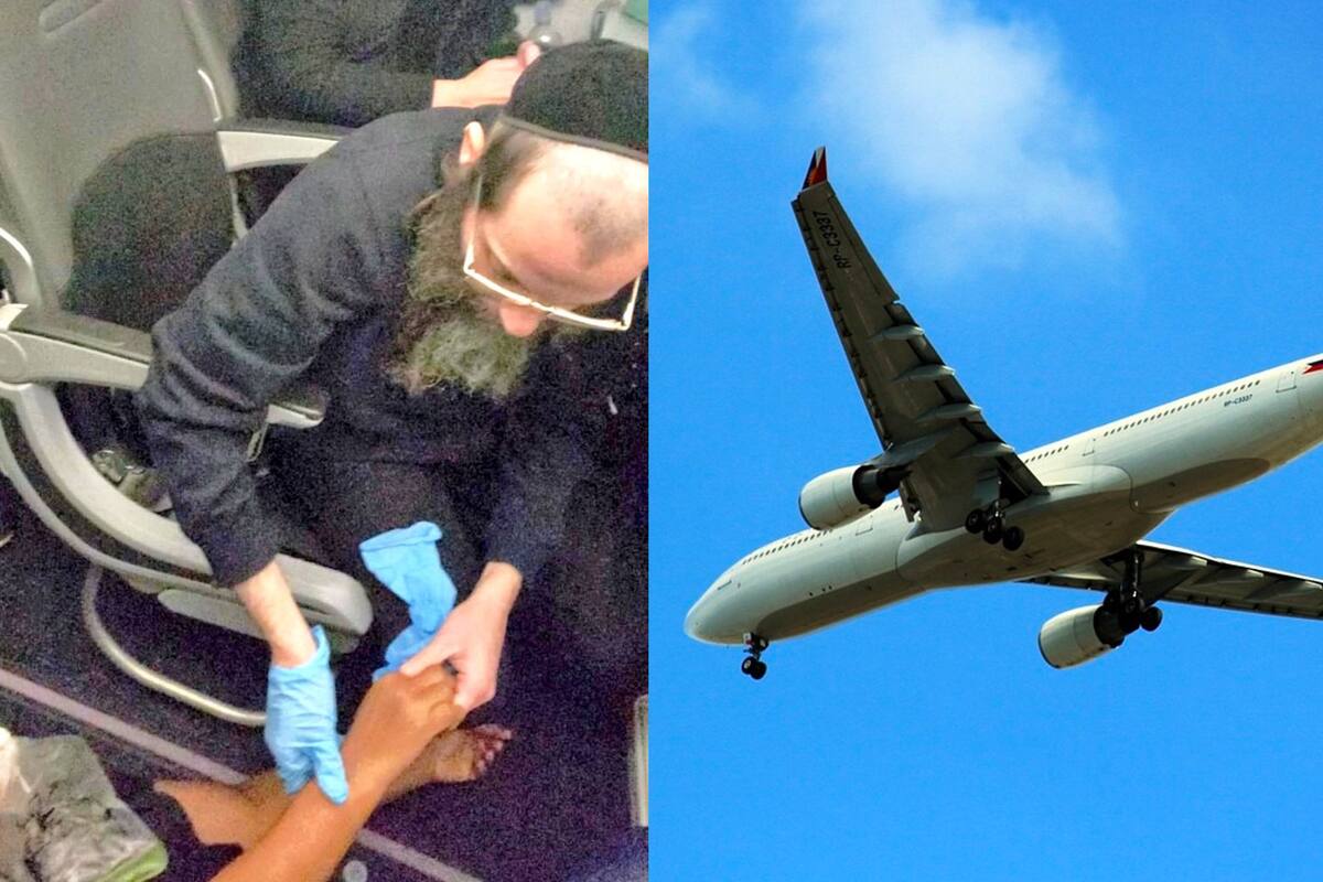 El viajero no dudó ni un segundo en darle atención médica a una mujer que se había descompensado