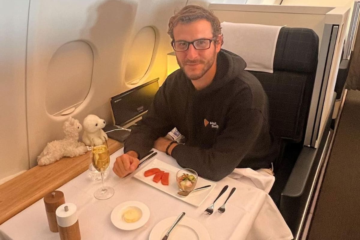 El viajero probó comida de todo el mundo y dos aerolíneas fueron sus preferidas