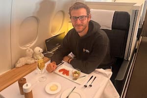 El viajero probó comida de todo el mundo y dos aerolíneas fueron sus preferidas