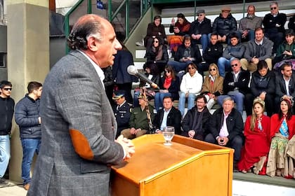 El vicepresidente de CRA, Jorge Chemes, en la inauguración de La Rural de Río Cuarto