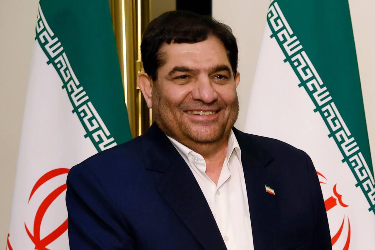 El vicepresidente primero de Irán, Mohammad Mokhber, presidente en funciones, tras la trágica muerte de Raisi