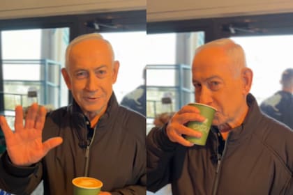 El video con el que Netanyahu mostró que estaba con vida.