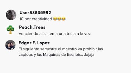 El video cuenta con más de 15 mil comentarios en TikTok