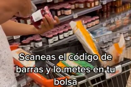 El video de TikTok sobre cómo comprar en un supermercado en Suiza