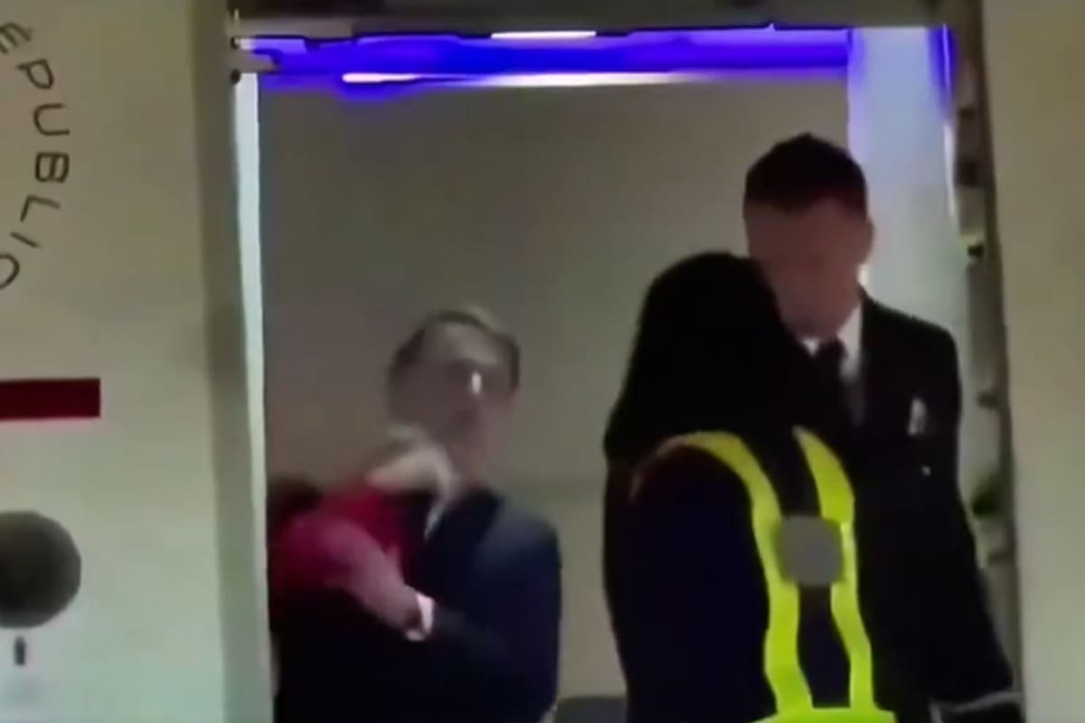 El video del cachetazo de Brigitte al presidente Emmanuel Macron