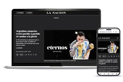 El video documental "Eternos, Argentina campeón", que revive el título en Qatar 2022 también se quedó con el reconocimiento de GDA