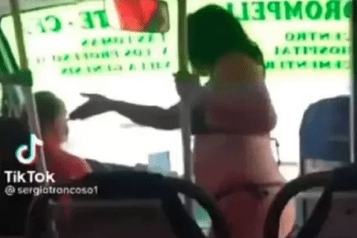 El video fue grabado por un usuario de TikTok