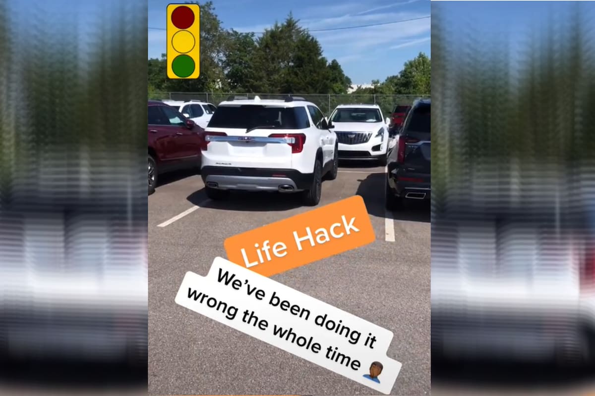 El video muestra un ejemplo de cómo quedaría un estacionamiento si todos se pusieran de acuerdo