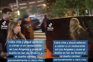 El video que afirma que Clara Chía Martí y Piqué no pudieron ingresar a un restaurant porque su dueño es fan de Shakira