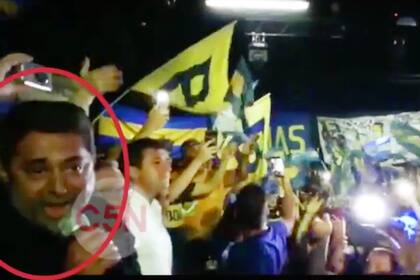 El video que muestra a Angelici cantando contra River