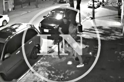 El video que muestra a los agresores