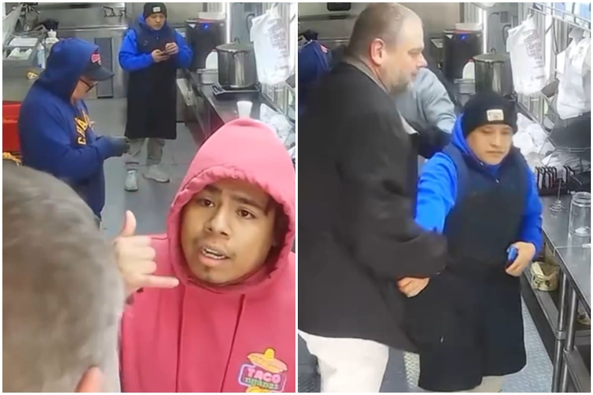 El video, que se volvió viral en las redes sociales, muestra el momento en que agentes de civil se llevan detenidos a empleados de un Food Truck de comida mexicana