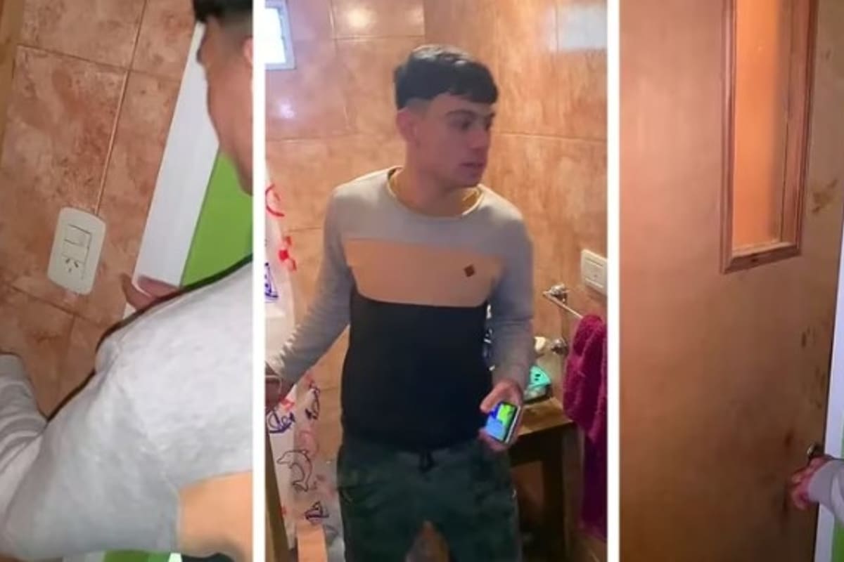 El video se viralizó en TikTok debido a lo insólito de la situación