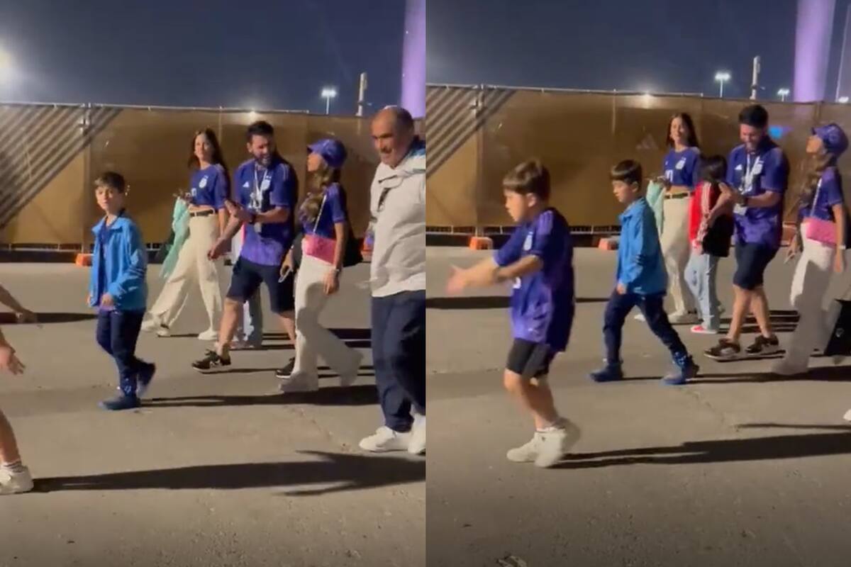 El video viral de Antonela Roccuzzo en las calles de Lusail: "¿Qué mirás, bobo?"