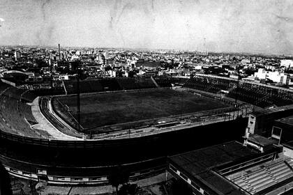 El Viejo Gasómetro, en 1979, el último año que estuvo activo