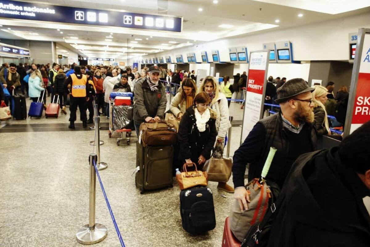 El viernes hubo demoras y cancelaciones