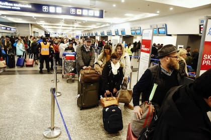 El viernes hubo demoras y cancelaciones