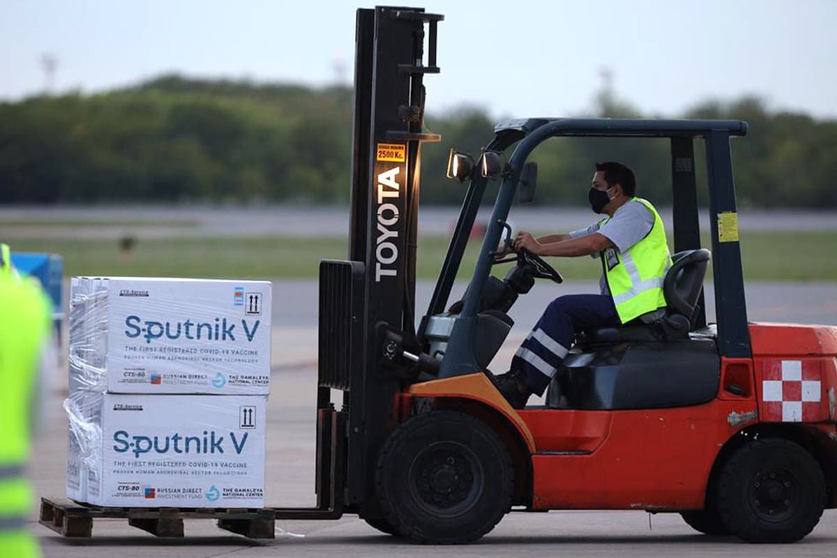 El viernes pasado llegó al país el cuarto cargamento de vacunas Sputnik V