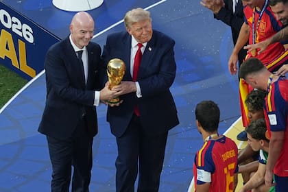 El vínculo entre Infantino y Trump quedó aún más en evidencia durante el Mundial; por ahora, el presidente estadounidense no se pronunció sobre el fallido proyecto de la FIFA