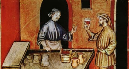 El vino como remedio y como bebida