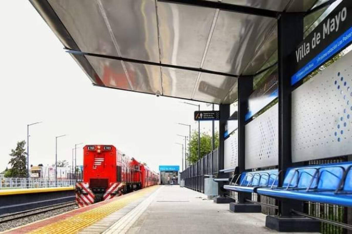 El violento episodio se registró a la altura de la estación Villa de Mayo.