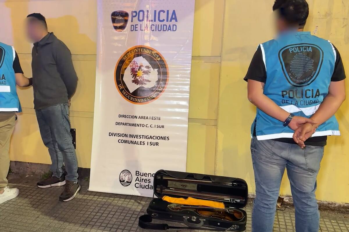 El violín recuperado es un Militelo fabricado en el año 1916