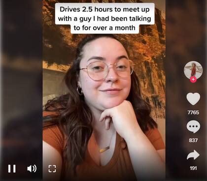 El viral de TikTok de la mujer canadiense
Foto: captura de pantalla