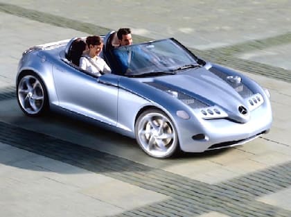 El Vision SLA mezclaba el espíritu del SL con la base mecánica del entonces Mercedes-Benz A-Class