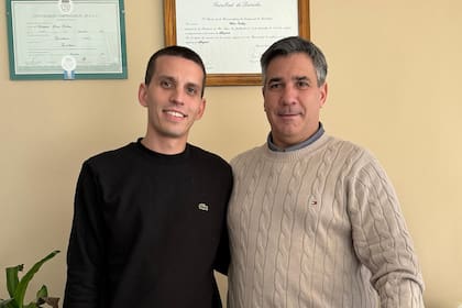 El visionario Javier Terbay junto a su hijo Facundo Terbay