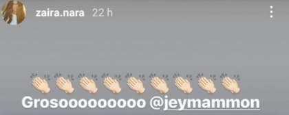 El visto bueno de Zaira Nara ante la incorporación de Jey Mammon al ciclo La peña del morfi