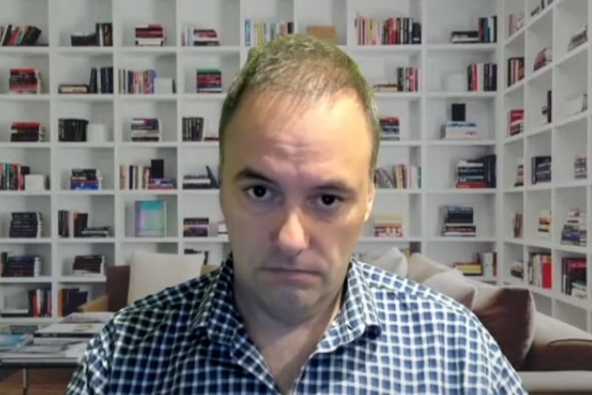 El vocero de la presidencia, Manuel Adorni, en LN+