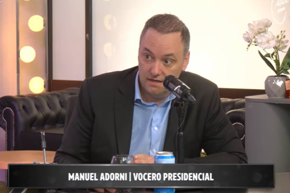 El vocero presidencial Manuel Adorni estuvo en La Casa Streaming