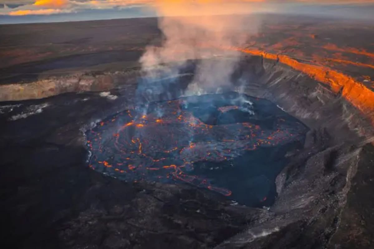El volcán Kīlauea, en Hawai