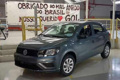 El Volkswagen Gol, líder durante 17 años, fue uno de los modelos que apuntaló las ventas de autos brasileños en la Argentina